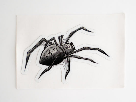 Six Point Spider - Sticker for hard hat - Blue Collar