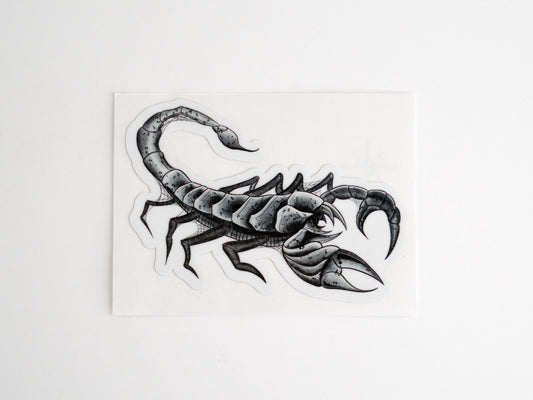 Six Point Scorpion Sticker- Sticker for hard hat - Blue Collar