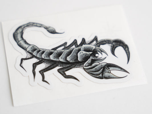 Six Point Scorpion Sticker- Sticker for hard hat - Blue Collar