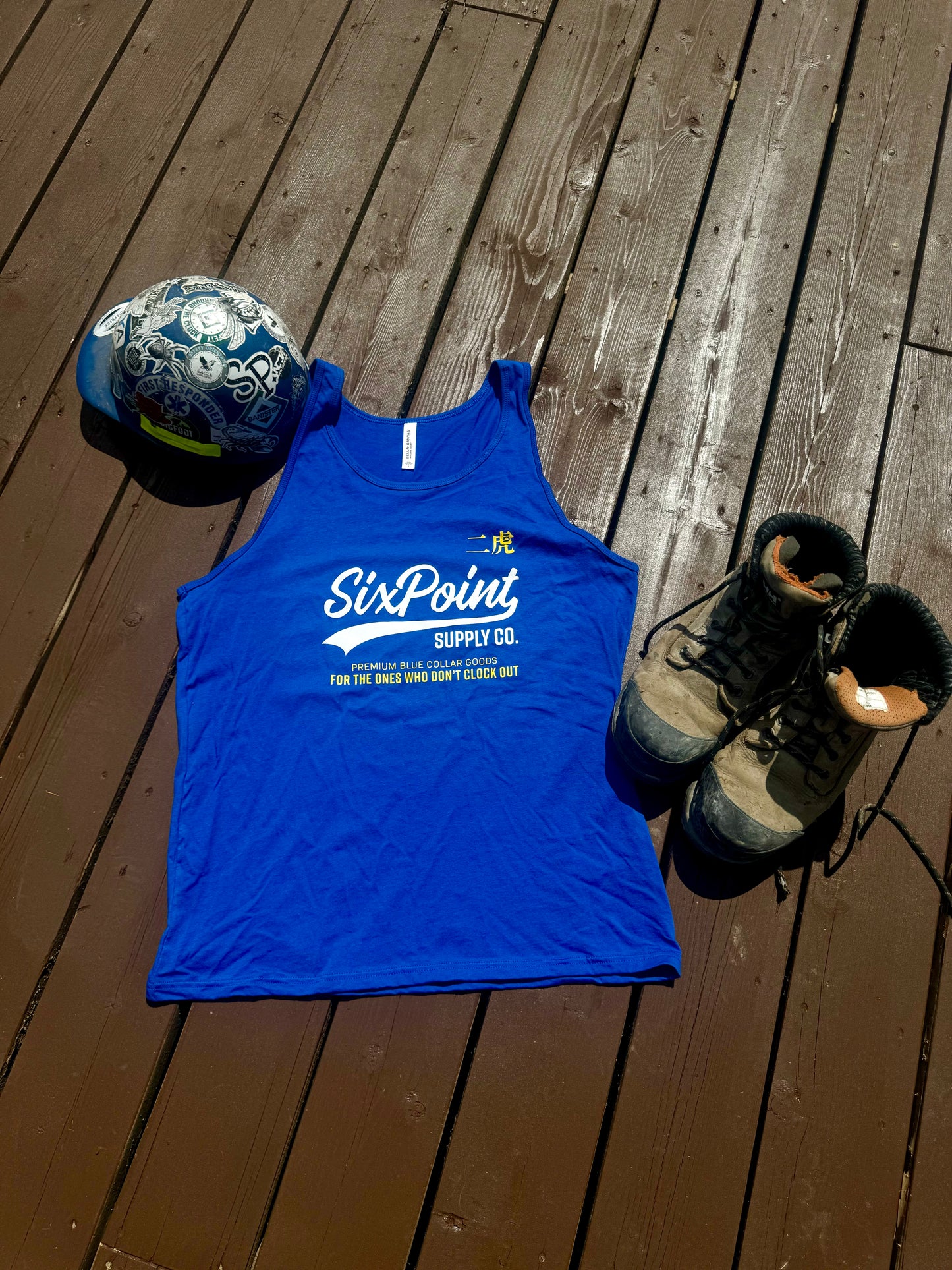 Classic SixPoint Shirt – “For The Ones Who Don’t Clock Out” Blue Collar Tee | Construction | Workwear