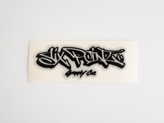 Six Point Graffiti Handstyle - hard hat -Blue Collar Sticker