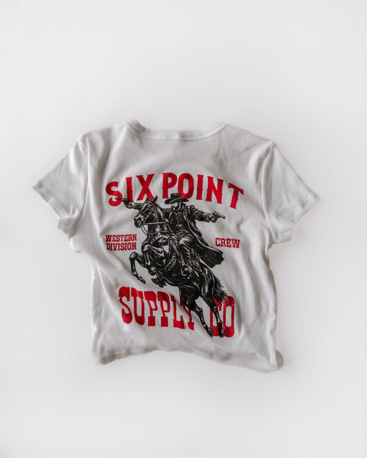 Cowboy - Crop Top (Baby Tee)